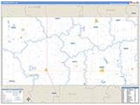 La Moure, Nd Carrier Route Wall Map